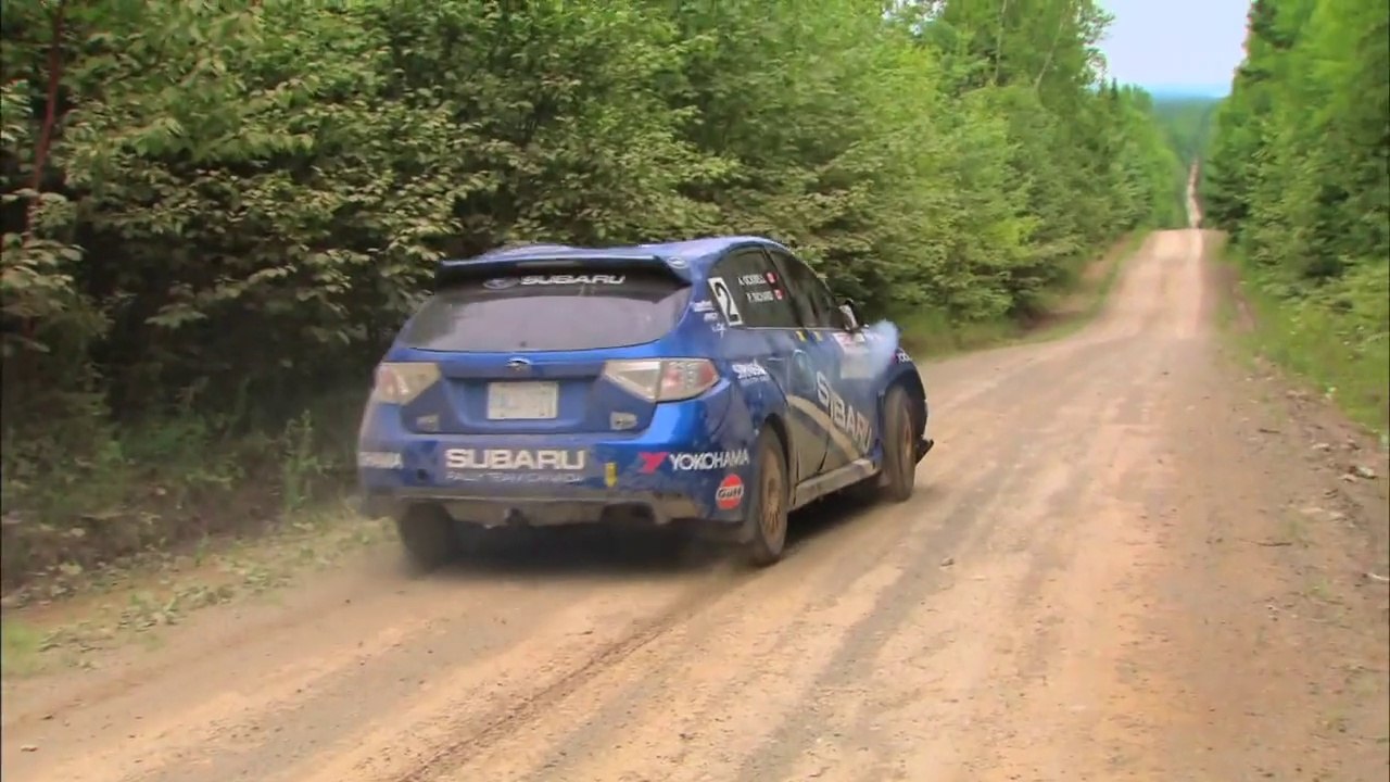 Impressive car Crash at Baie Des Chaleurs  rallye race 2010