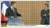 Passation de pouvoir : les messages pas si cachés de Macron et Montebourg
