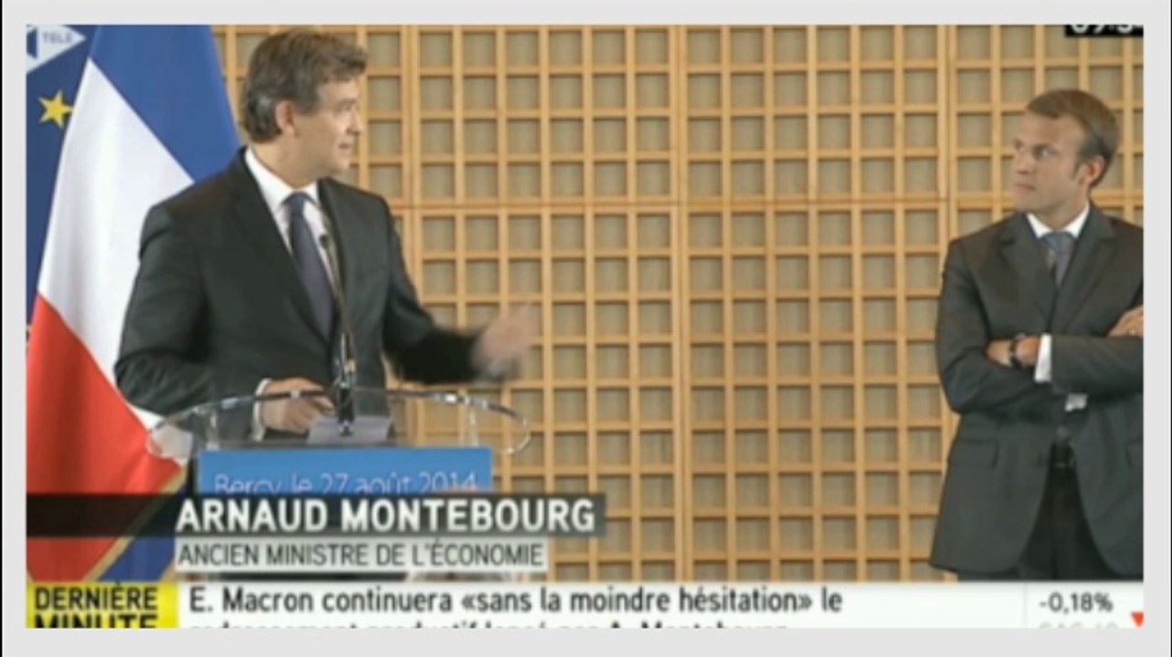 Passation de pouvoir : les messages pas si cachés de Macron et Montebourg