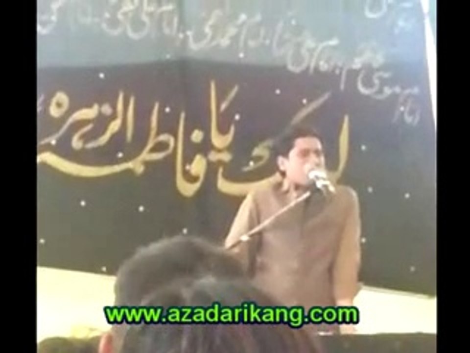Zakir Makhdoom Syed Ali Naqi Of Kang Topic Waqia Wahab Qalbi 2014 Sialkot