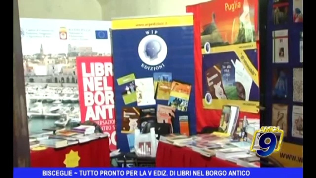 BISCEGLIE | Tutto pronto per la V edizione di "Libri nel Borgo Antico"