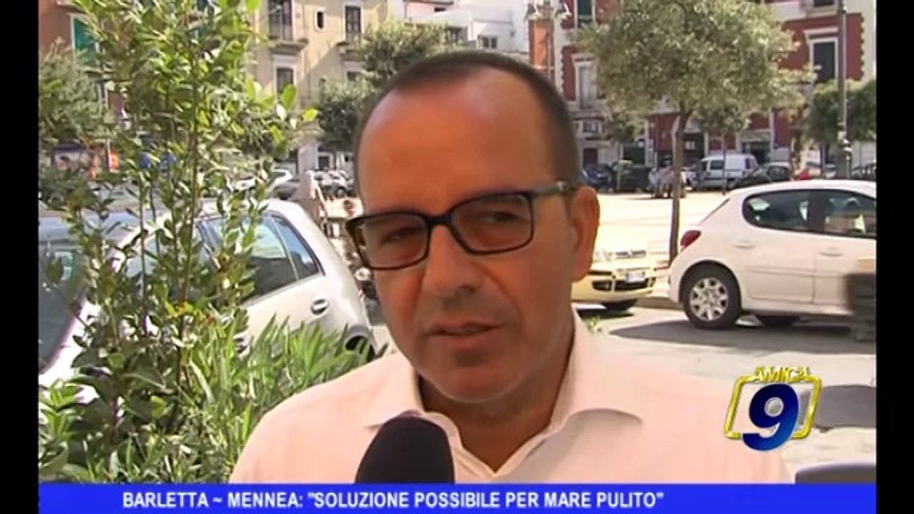 BARLETTA | Mennea: "Soluzione possibile per mare pulito"