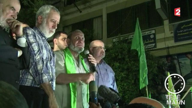 A Gaza, le cessez-le-feu fêté sous un feu d'artifice