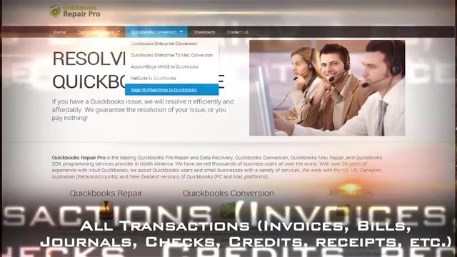 Sage 50 to QuickBooks Conversion