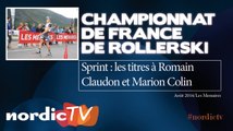 Rollerski : Romain Claudon et Marion Colin champions de France
