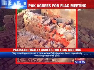 Pak agrees to a flag meet with India