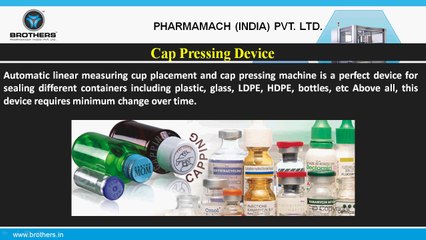 Industrial Applications of Bottle Capping Machines - www.brothers.in