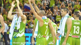 Slovenia vs Australia fiba worldcup basketball match