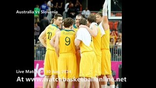 watch Slovenia vs Australia 30 aug live