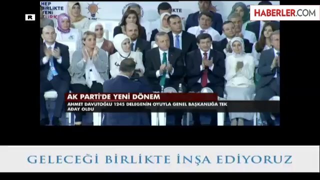 Davutoğlu, 1245 'Evet'le Aday Gösterildi