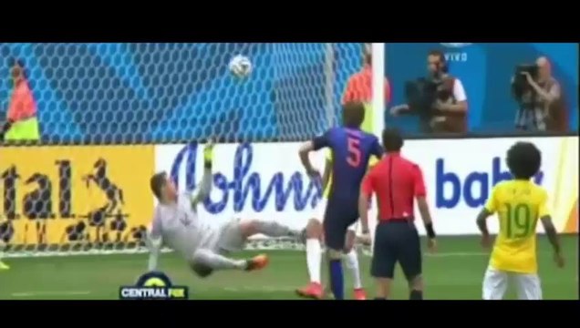 Brasil 0 - 3 Holanda - Mejores jugadas y Todos los goles - Mundial 2014