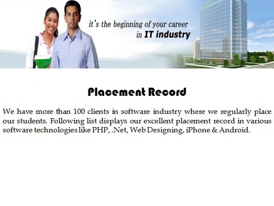 Ejobindia Offers Software Training With Great JOB Opportunity For Freshers