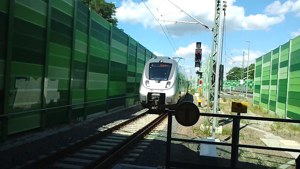 S-Bahn Mitteldeutschland - Einfahrt: Leipzig Völkerschlachtdenkmal