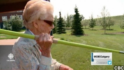 101-Year-Old Is Oldest Canadian Javelin Thrower