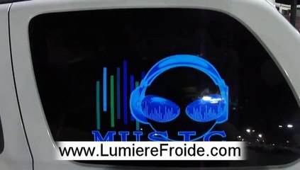 Equaliseurs lumineux en forme de casque de DJ - LumiereFroide.com