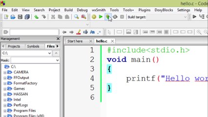 Hello world c program - learn c programming p2