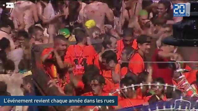 Tomatina: 125 tonnes de tomates dans les rue pour la baitaille