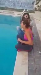 Maram ben aziza accept the chanllenge ALS icebucketchallenge