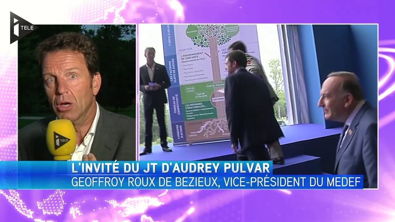 Le Medef salue "la cohérence dans le cap" de M. Valls