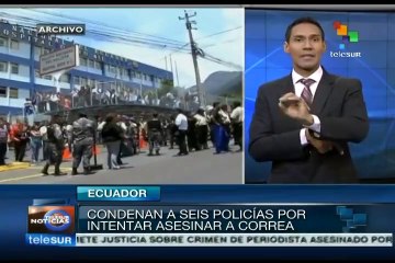 Culpan a 6 policías acusados de intento de magnicidio contra Correa