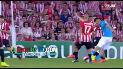 هدف نابولي الاول عن طريق هامسيك امام بيلباو