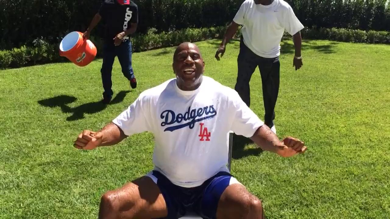 l'Ice Bucket Challenge de Magic Johnson