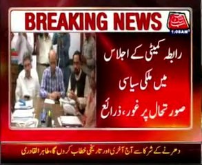 London and Karachi, MQM Rabita Committee meeting continued