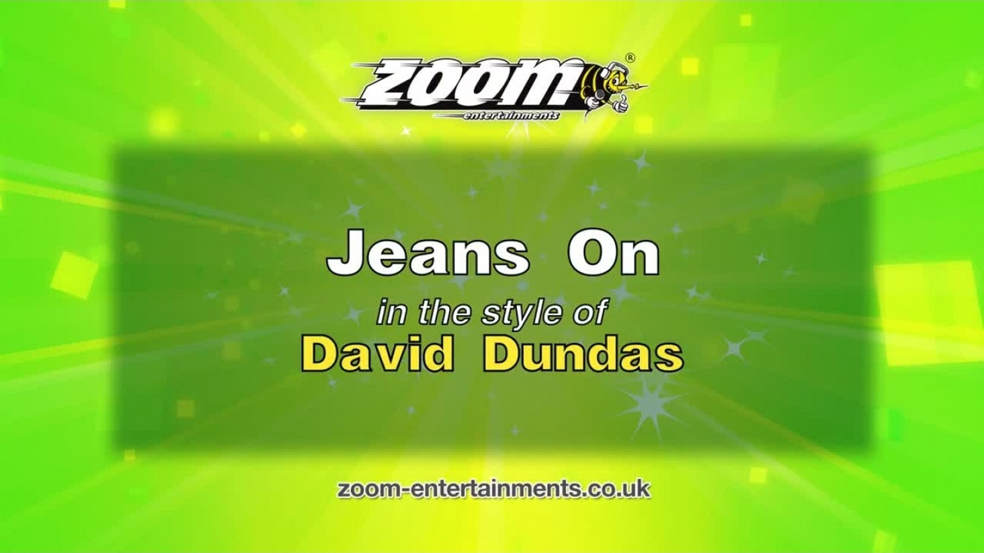 Zoom Karaoke - Jeans On - David Dundas - video Dailymotion