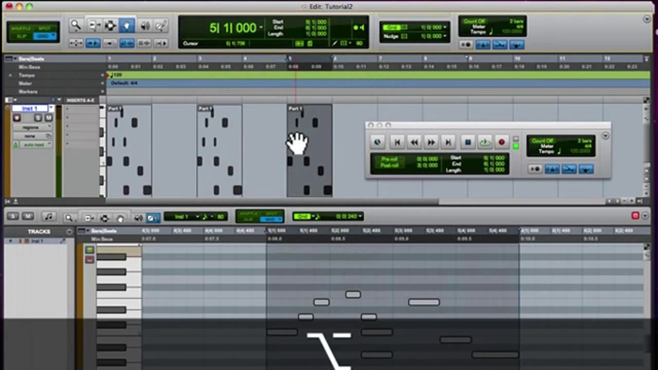 Pro Tools Basics - Looping - Loop Playback - Copying - Duplicating