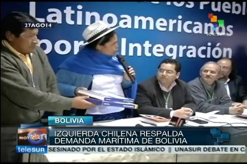 Foro de Sao Paulo respalda demanda marítima de Bolivia