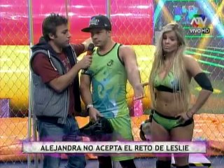Alejandra Baigorria es retada por Leslie Castillo