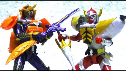 仮面ライダー　ガイムとバロン　リアルチェンジしてみた！　Armschange Mixed Kamenriders