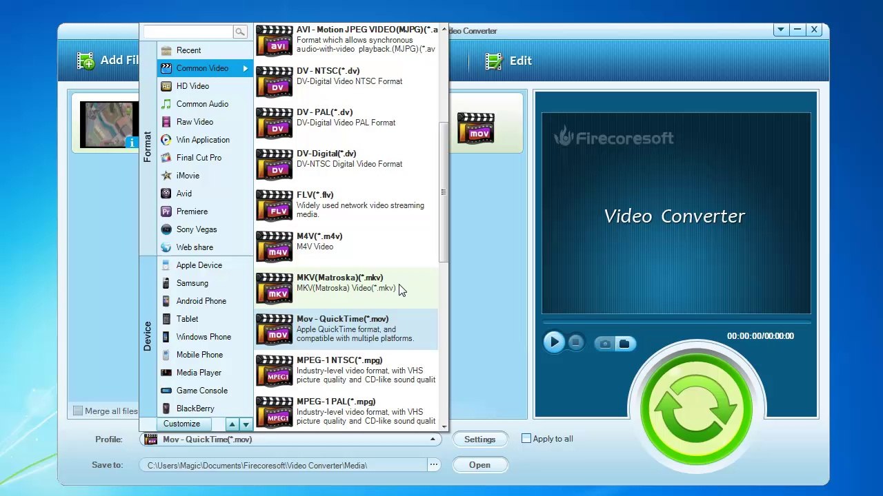 How to convert RMVB video to AVI file