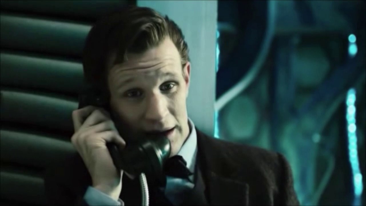 Clara's phone call from the 11th Doctor (with scenes from The Time of the Doctor)
