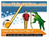 Methods To Increase Height Grow Taller 4 Idiots Review and guide