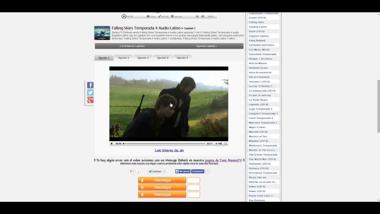Todos los episodios de Falling Skies Temporada 4 audio latino online