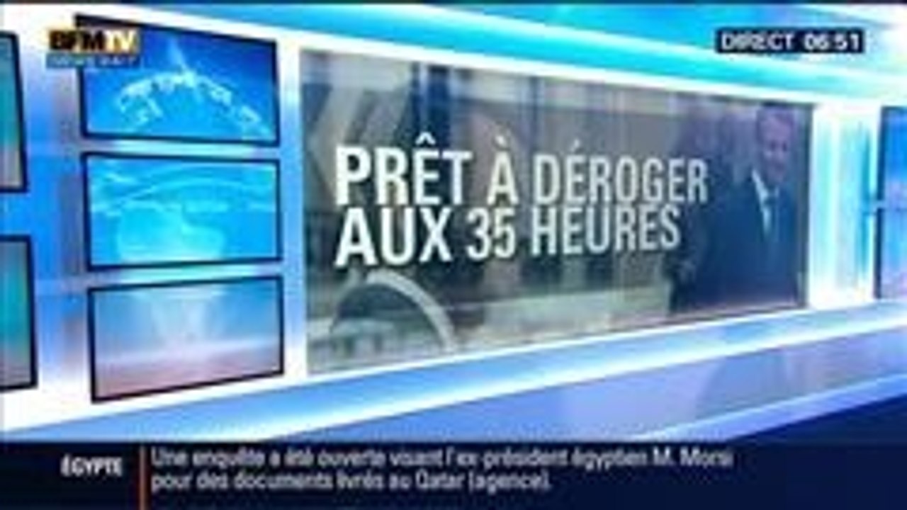 Politique Première: Emmanuel Macron s'est dit prêt à autoriser les entreprises à déroger aux 35 heures - 28/08