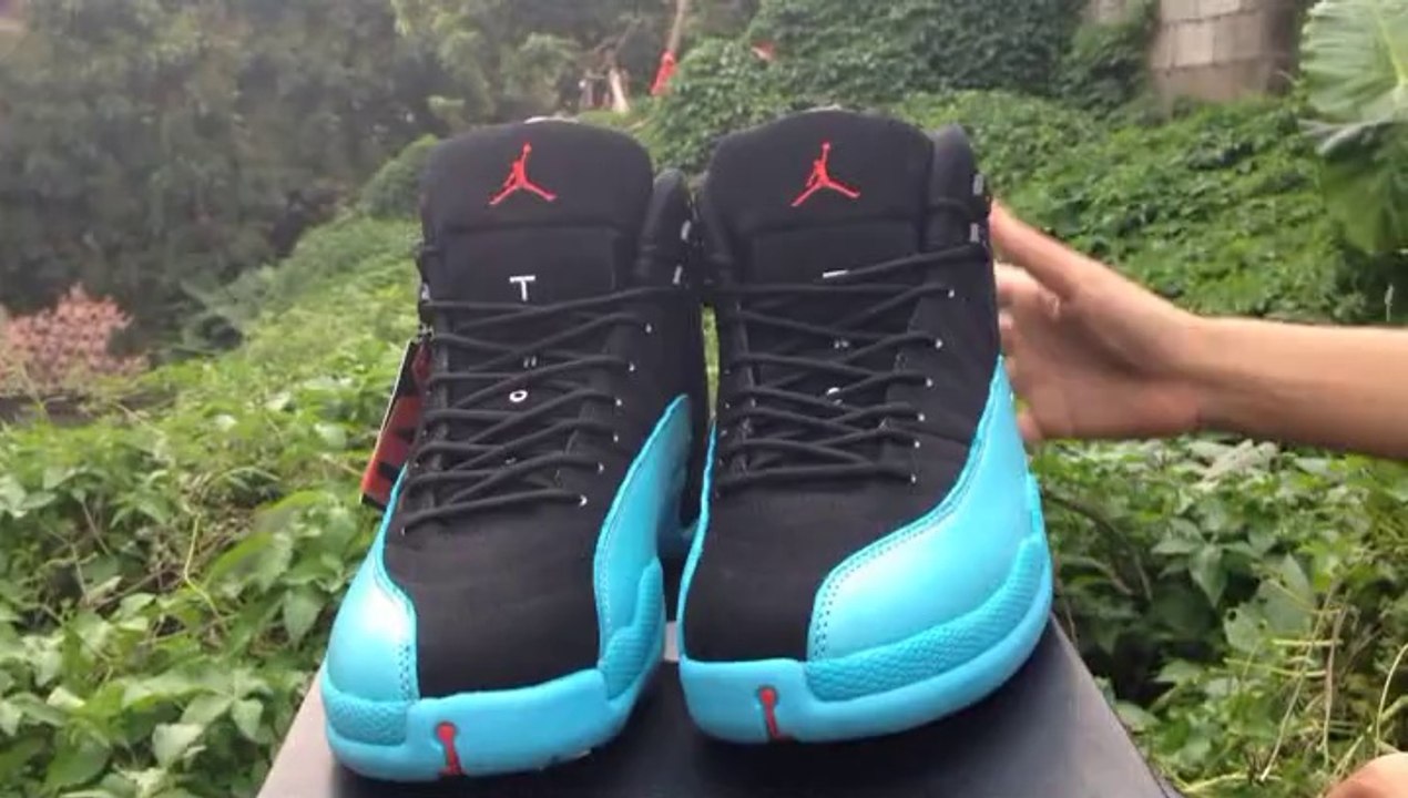 Nike Air Jordan 12 AAA Shoes 2013 Mens Gamma Black Blue Review www.kicksgrid1.ru