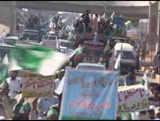 ریلی استحکام پاکستان، 26اگست2014۔ راوی روڈ سے پریس کلب لاہور تک۔ پارٹ2