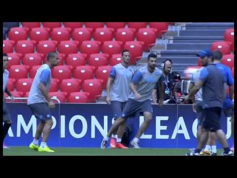 Champions, vigilia Bilbao-Napoli - Parlano Benitez e Valverde (27.08.14)