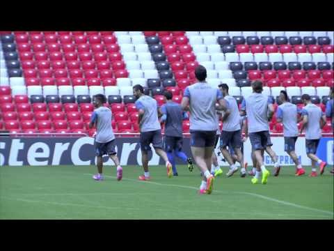 Napoli - Champions - L'allenamento del Napoli a Bilbao -live- (27.08.14)