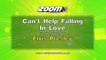 Zoom Karaoke - Can't Help Falling In Love - Elvis Presley
