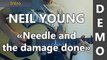 Neil Young - Needle and the damage done - DEMO Guitare