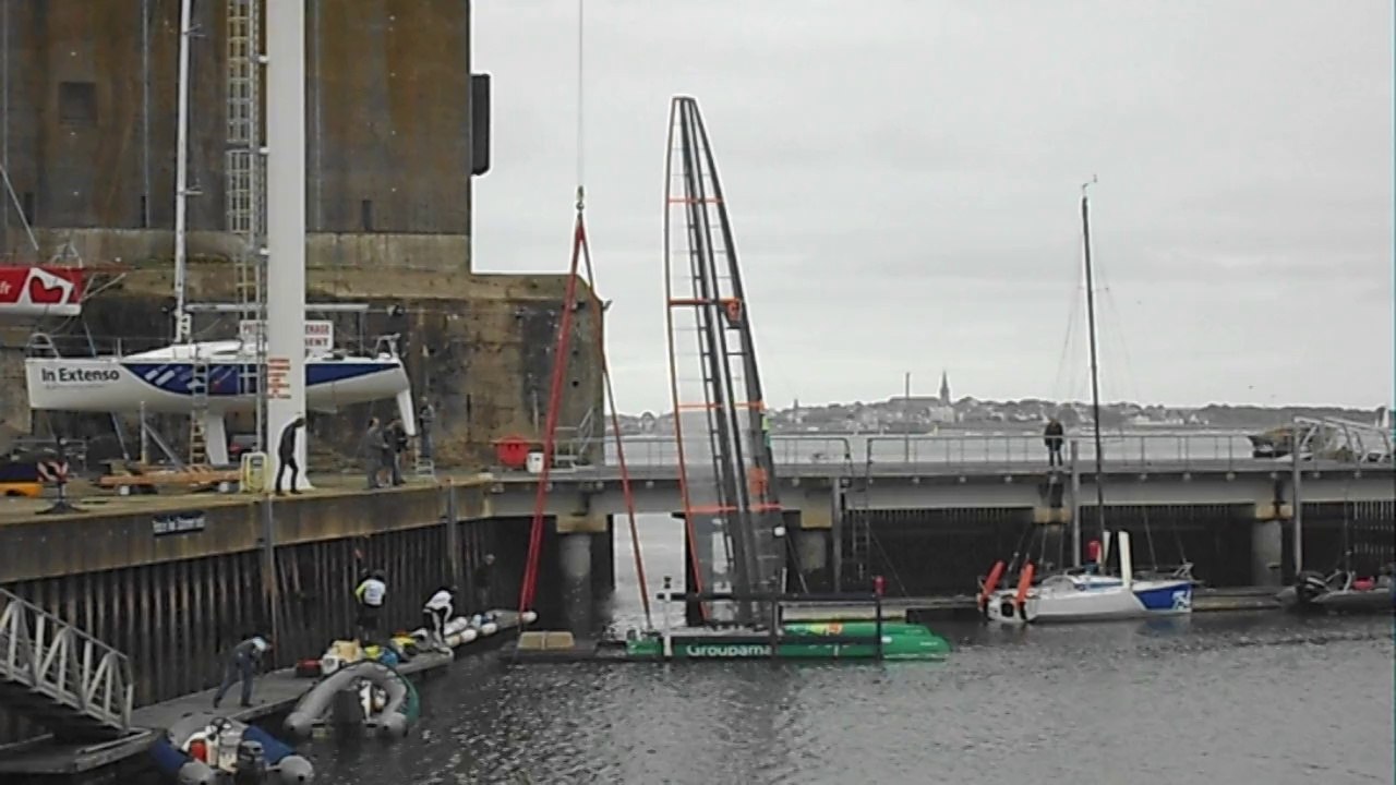 Mise à l'eau du class C Groupama
