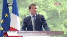 Evénements - Discours de Pierre Gattaz et Manuel Valls à l'université d'été du MEDEF