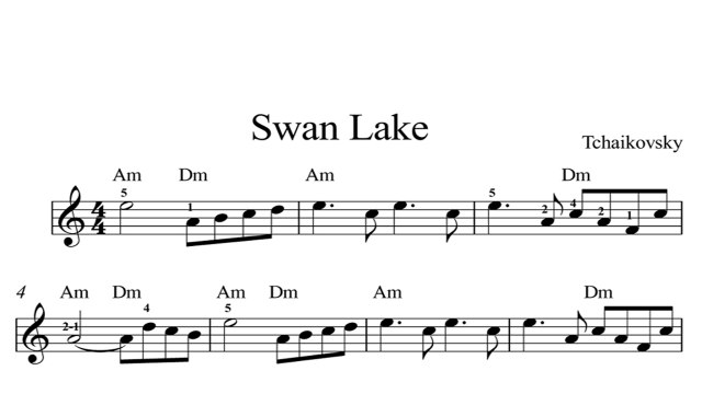 Swan Lake: DIGITAL SHEET MUSIC Piano Organ & Keyboard Book 2