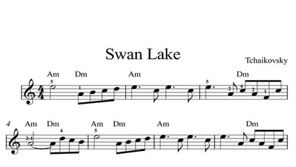 Swan Lake: DIGITAL SHEET MUSIC Piano Organ & Keyboard Book 2