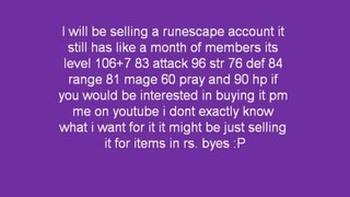 PlayerUp.com - Buy Sell Accounts - SELLING A RUNESCAPE ACCOUNT(2)
