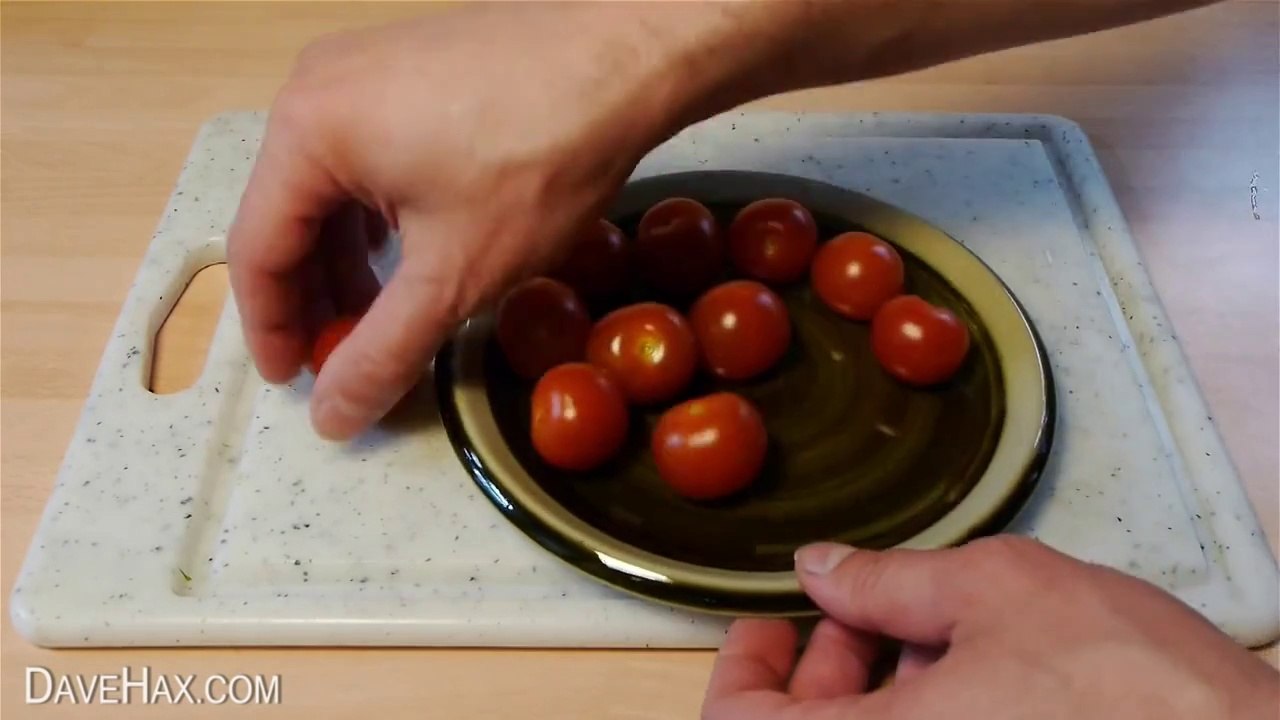 Couper des tomates