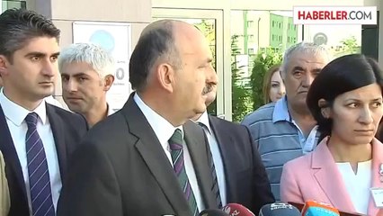 Müezzinoğlu ve Filistinli Bakan'dan Gazzeli yaralılara ziyaret